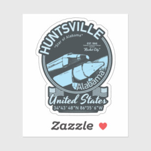 STICKER HUNTSVILLE CITY ALABAMA - ESPACE ROCKET