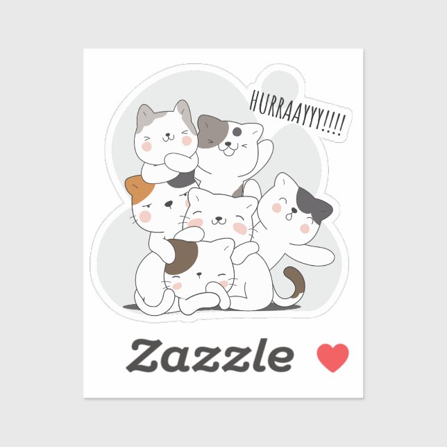 STICKER HURRAAY (Feuille)