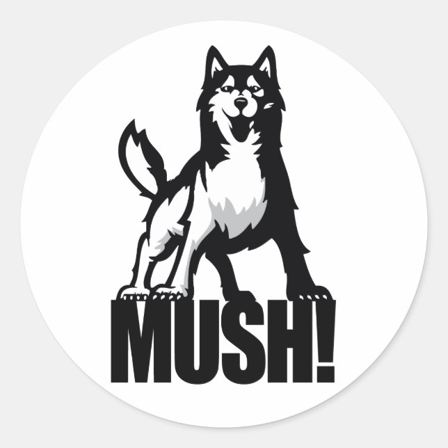 Sticker Husky Mush (Devant)