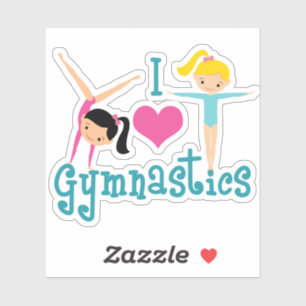 Sticker I Love Gymnastique