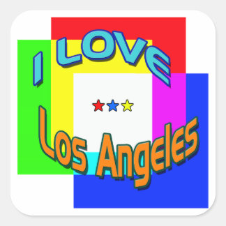 Sticker "I LOVE Los Angeles Coloring 1"