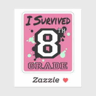 Sticker I Survie 8e année