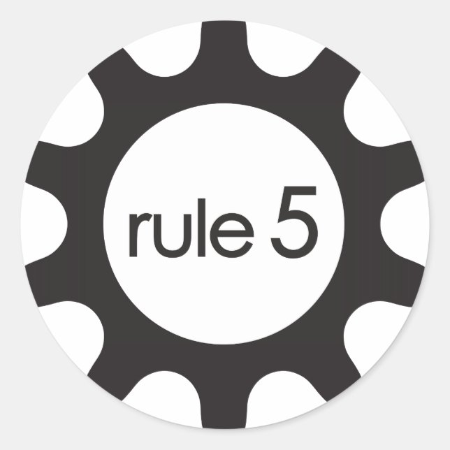 Sticker Icon Règle5 (Devant)
