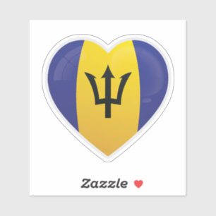 Sticker Icône d'amour Barbade