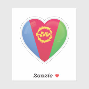 Sticker Icône d'amour Érythrée
