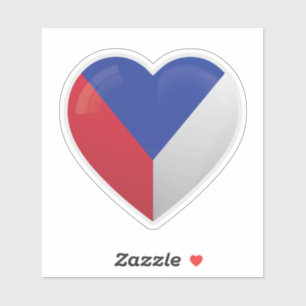 Sticker Icône d'amour République tchèque