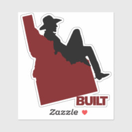 Sticker Idaho Cowboy Vinyl Decal