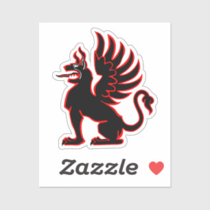 Sticker III./JG 26 Jagdgeschwader 26 Insignes rouges Griff