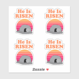 Sticker Il Est Ressuscité Message Pâques