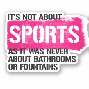 Sticker Il ne s'agit pas de sport