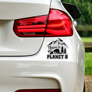 Sticker Il n'y a pas de planète B, activisme végétal
