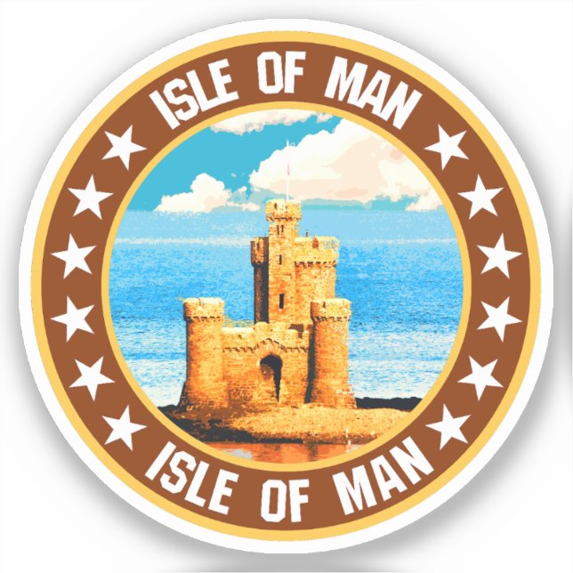Sticker Île de Man (Recto)