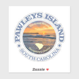 Sticker Île Pawleys (C)