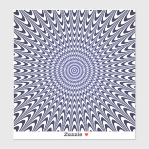 Sticker illusion d'optique réaliste