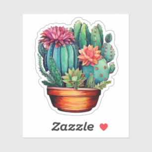 Sticker Illustration de cactus de dessin