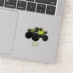 Sticker Illustration de camion monstre