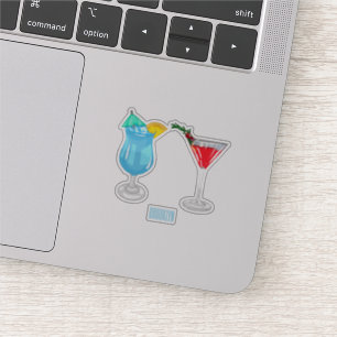 Sticker Illustration de cocktail