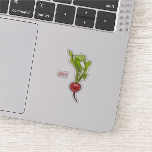 Sticker Illustration de dessin Radish