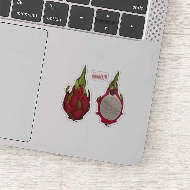 Sticker Illustration de dragon fruit (Détail)