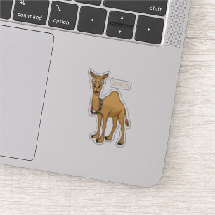Sticker Illustration de dromadaire