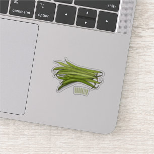 Sticker Illustration de haricots verts