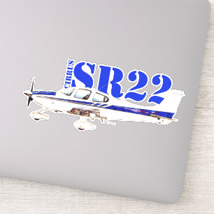 Sticker Illustration de la conception de l'avion léger Cir