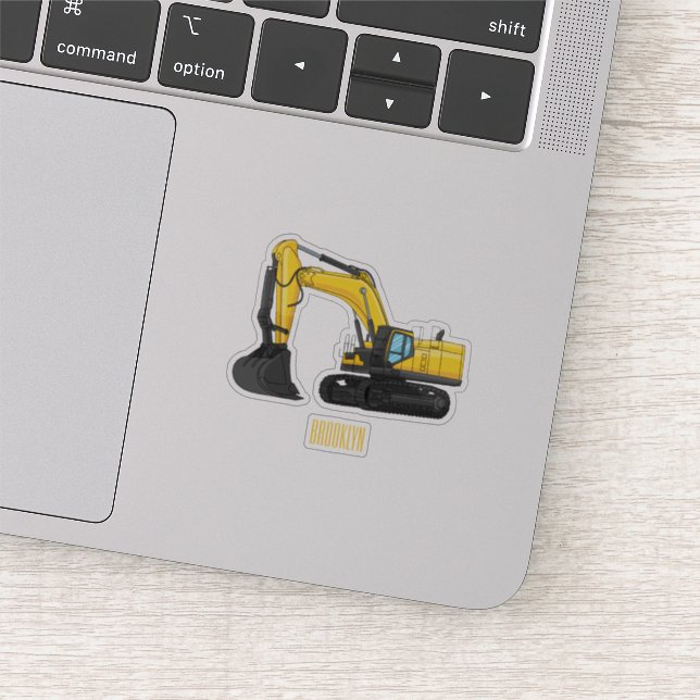 Sticker Illustration de la pelle Crawler (Détail)