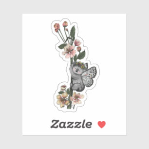Sticker Illustration de l'aquarelle de la béaire de Koala 