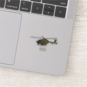 Sticker Illustration de l'hélicoptère de l'armée