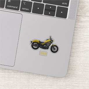 Sticker Illustration de moto Cruiser