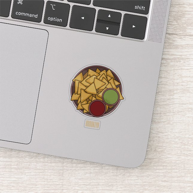 Sticker Illustration de Nachos (Détail)
