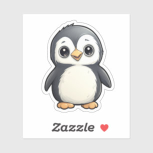 Sticker Illustration de pingouin de dessin