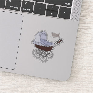Sticker Illustration de poussette