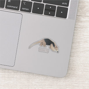 Sticker Illustration de Tamandua