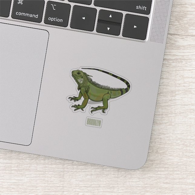 Sticker Illustration d'Iguana (Détail)
