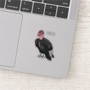 Sticker Illustration d'oiseau condor de Californie