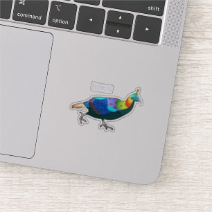 Sticker Illustration d'oiseau monal himalayen