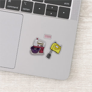 Sticker Illustration du mixer