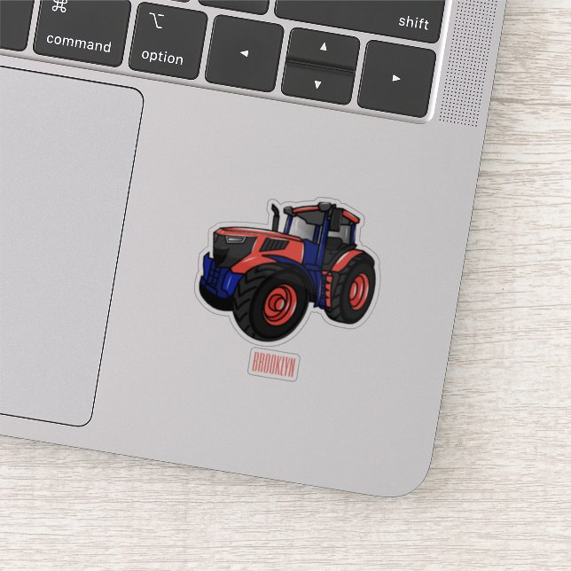 Sticker Illustration du tracteur (Détail)