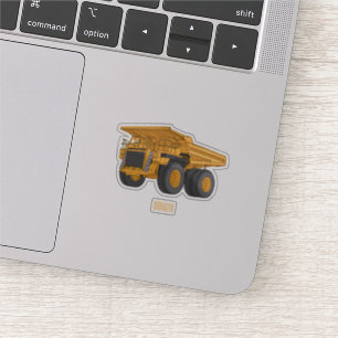 Sticker Illustration d'un camion à grande échelle