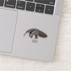 Sticker Illustration d'un dessin animé d'Anteater