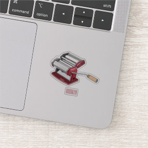 Sticker Illustration d'un fabricant de pâtes alimentaires