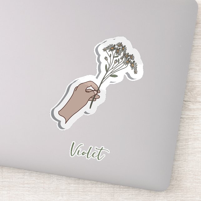 Sticker Illustration esthétique "Pour vous" (Détail)