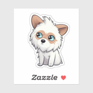 Sticker Illustration pour chien de dessin