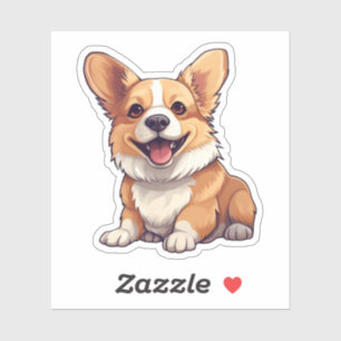 Sticker Illustration pour chien de dessin