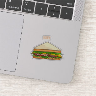 Sticker Illustration Sandwich
