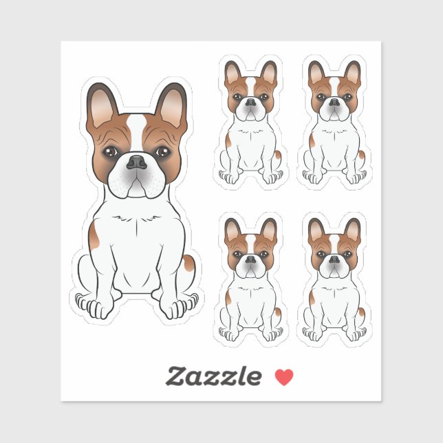 Sticker Illustrations de Chien de Chien de Chien de Chien  (Feuille)