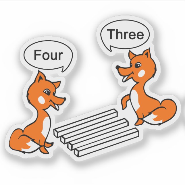 Sticker Image optique Coupe de contour de Trick (Devant)