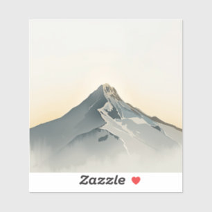 Sticker Images de peintures minimalistes de sommets de mon