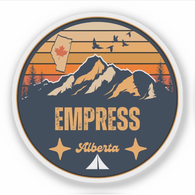 Sticker Impératrice, Alberta (Devant)